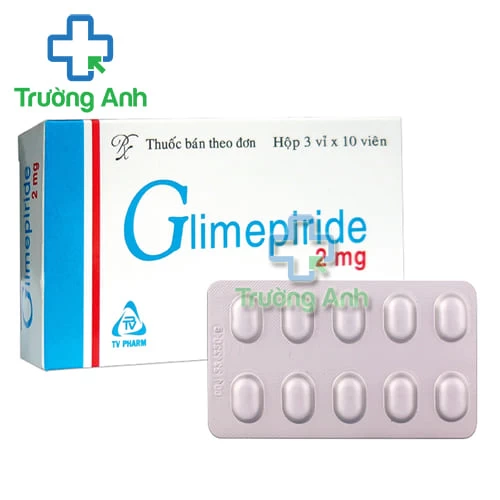 Glimepiride 2mg TV.Pharm - Thuốc điều trị bệnh tiểu đường hiệu quả