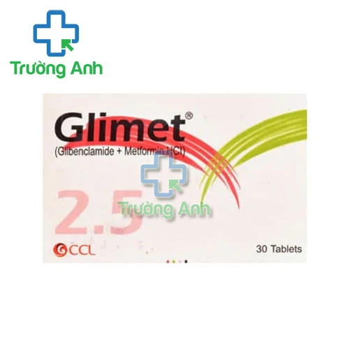 Glimet 500mg/ 2.5 tablets Amvipharm - Điều trị đái đường type II