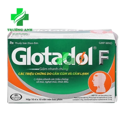 Glotadol F - Thuốc điều trị hắt hơi, sổ mũi, viêm mũi dị ứng