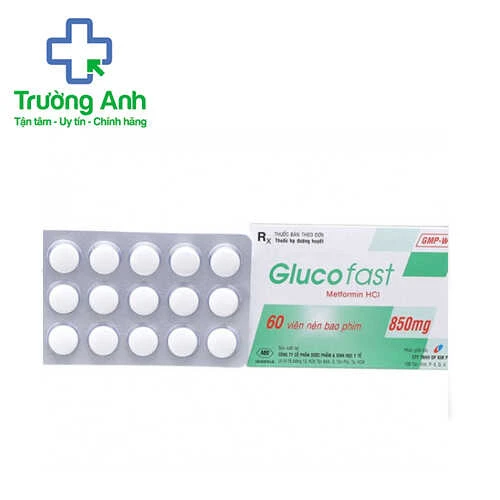 Glucofast 850 - Thuốc điều trị bệnh tiểu đường không phụ thuộc insulin