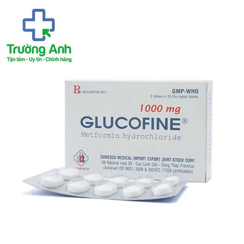 Glucofine 1000mg - Thuốc điều trị bệnh đái tháo đường type 2 của Domesco