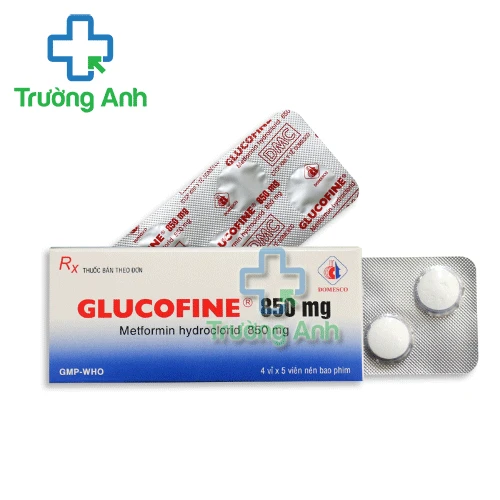 Glucofine 850mg Domesco - Thuốc điều trị tiểu đường tuýp 2