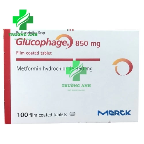 Glucophage Tab 850mg - Thuốc điều trị bệnh đái tháo đường hiệu quả