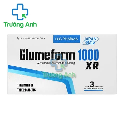 Glumeform 1000 XR DHG Pharma - Điều trị đái tháo đường týp 2