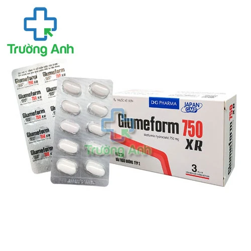 Glumeform 750 XR DHG Pharma - Điều trị đái tháo đường týp 2