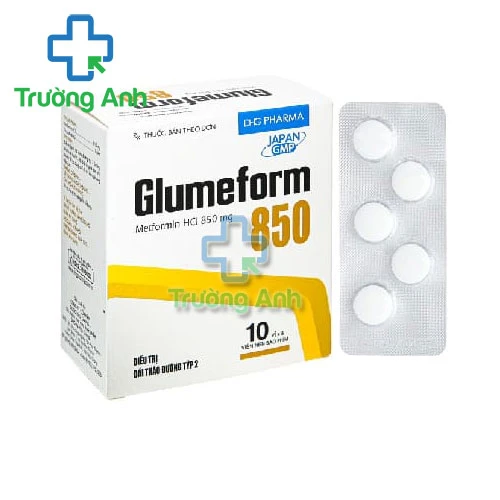 Glumeform 850 DHG - Điều trị bệnh đái tháo đường týp 2