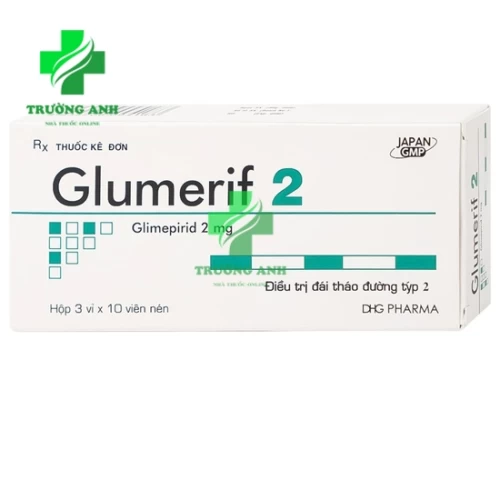 Glumerif 2 - Thuốc điều trị bệnh đái tháo đường hiệu quả