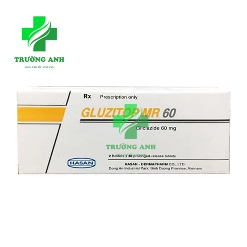 Gluzitop MR 60 - Thuốc điều trị bệnh đái tháo đường hiệu quả