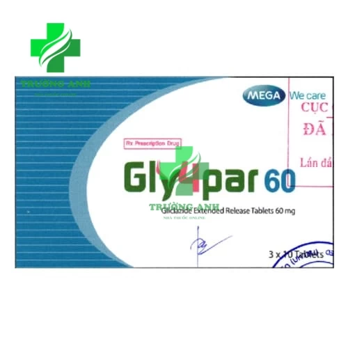 Gly4par 60 Inventia - Điều trị đái tháo đường typ 2 hiệu quả