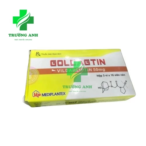 Goldagtin 50mg - Thuốc điều trị tiểu đường của Mediplantex