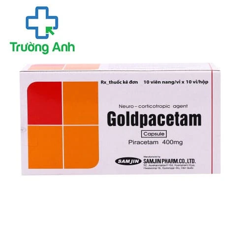 Goldpacetam - Thuốc điều trị rối loạn ý thức, thiếu máu cục bộ