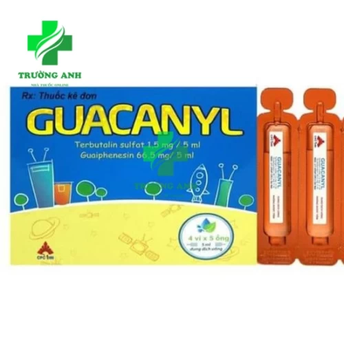 Guacanyl 5ml CPC1HN - Thuốc điều trị trị ho, viêm phế quản