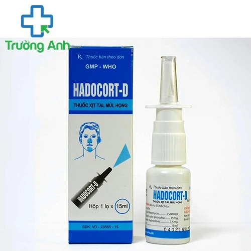 Hadocort-D - Điều trị viêm xoang, viêm mũi dị ứng hiệu quả