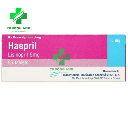 Haepril 5mg - Thuốc điều trị tăng huyết áp hiệu quả của Bồ Đào Nha