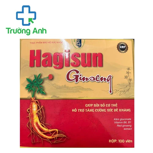 Hagisun Ginseng Syntech - Viên uống giúp tăng cường sức đề kháng