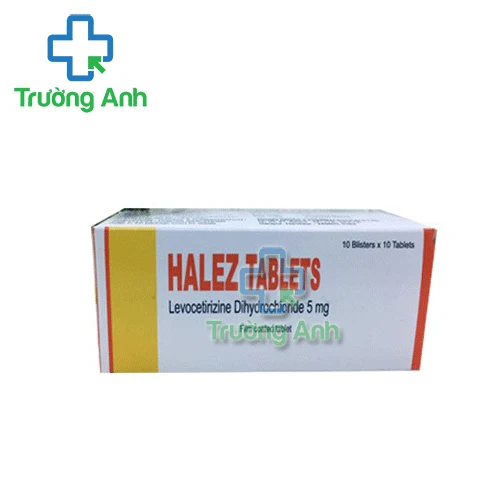 Halez Tablets 5mg - Điều trị viêm mũi dị ứng, mề đay hiệu quả