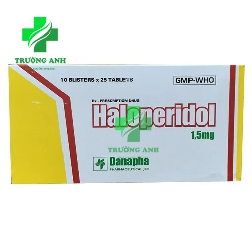 Haloperidol 1,5 mg Danapha (Viên nén) - Thuốc điều trị bệnh tâm thần hiệu quả