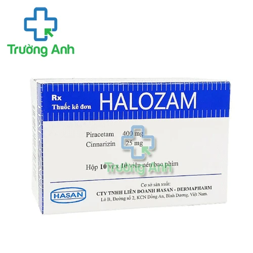 Halozam - Thuốc điều trị rối loạn tiền đình hiệu quả