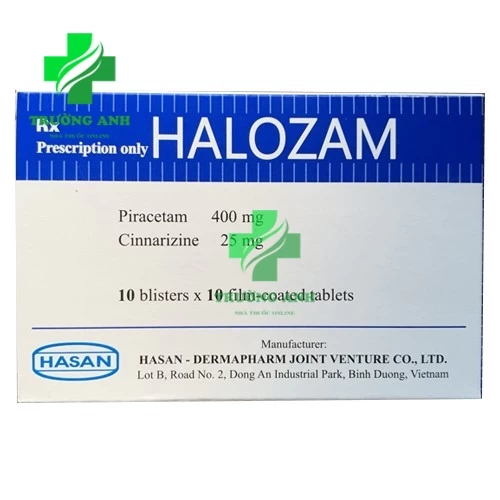 Halozam - Thuốc điều trị rối loạn tiền đình hiệu quả