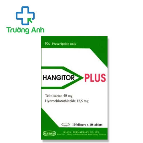 Hangitor plus- Thuốc điều trị tăng huyết áp vô căn ở người lớn của Dermapharm