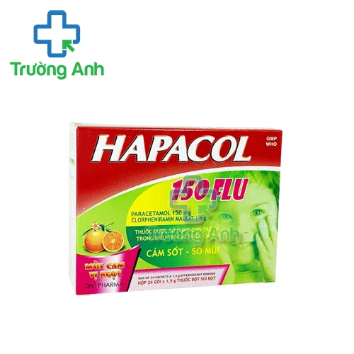 Hapacol 150 Flu - Điều trị cảm cúm, nghẹt mũi, viêm mũi