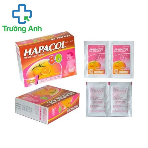 Hapacol 80 - Thuốc giảm đau, hạ sốt hiệu quả của DHG