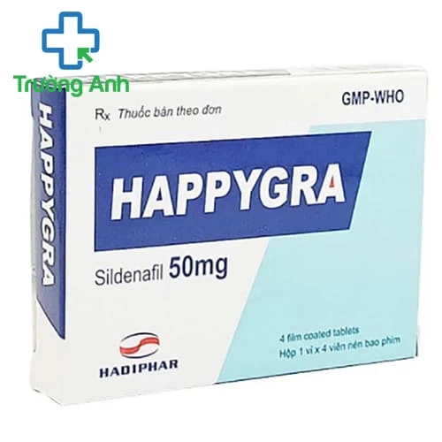 Happygra 50mg - Thuốc điều trị rối loạn cương dương