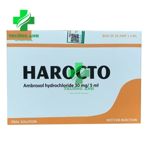 Harocto 30mg/5ml - Thuốc điều trị viêm đường hô hấp cấp và mạn tính