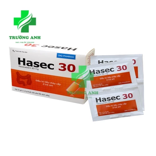 Hasec 30 - Hỗ trợ điều trị triệu chứng tiêu chảy ở trẻ em