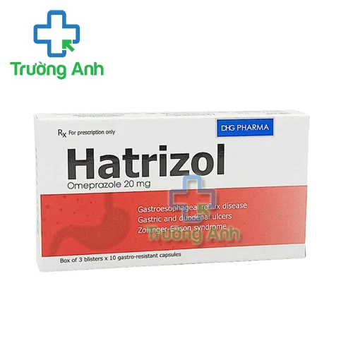 Hatrizol 20mg - Thuốc điều trị trào ngược dạ dày - thực quản