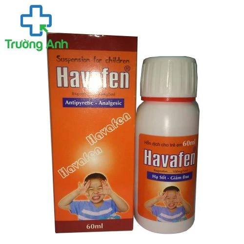 Havafen 60ml - Điều trị cảm cúm, đau răng, nhức đầu, viêm họng