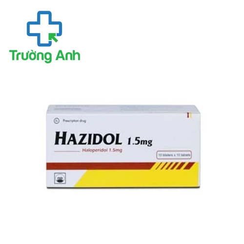 Hazidol 1,5 mg- Thuốc điều trị tâm thần hiệu quả của Pymepharco