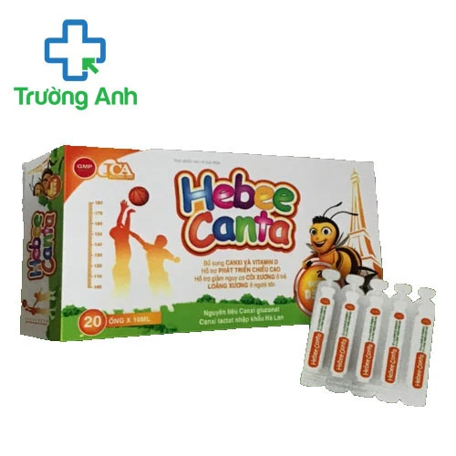 Hebee Canta - Giúp bổ sung canxi và vitamin D cho cơ thể