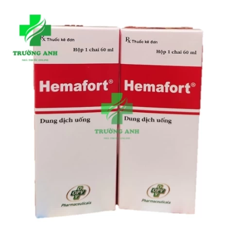 Hemafort 60ml OPV - Điều trị hiệu quả thiếu máu do thiếu sắt