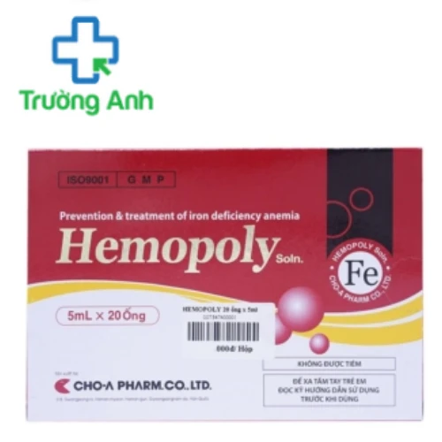 Hemopoly Solution- Thuốc điều trị thiếu máu do thiếu sắt của Hàn Quốc