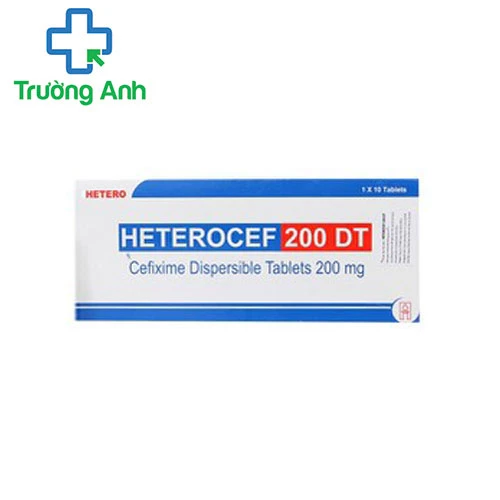 Heterocef 200 DT - Điều trị nhiễm khuẩn hiệu quả của Ấn Độ