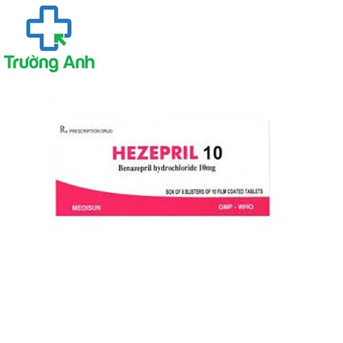 Hezepril 10 - Điều trị tăng huyết áp, suy tim hiệu quả