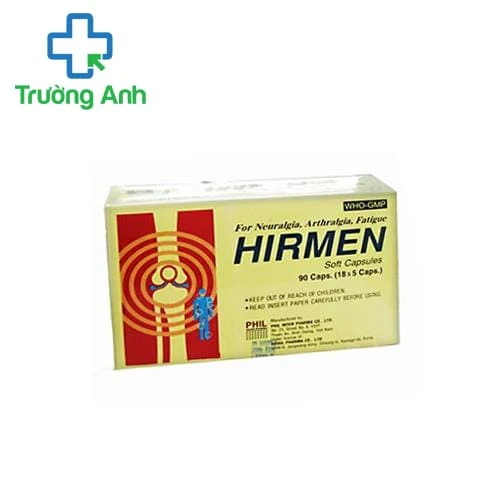 Hirmen - Điều trị đau khớp, đau cơ, đau các dây thần kinh