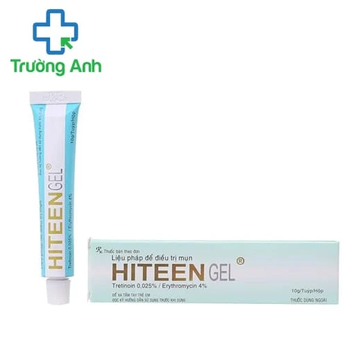 Hiteen gel 10g - Gel bôi ngoài da điều trị mụn mủ sần