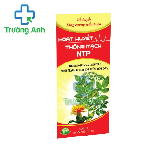 Hoạt huyết thông mạch NTP - Phòng và trị nhồi máu cơ tim, đột quỵ