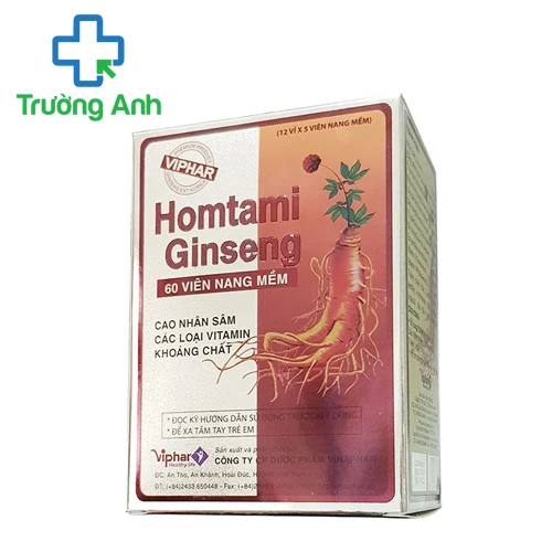 Homtami Ginseng - Bổ sung sinh tố và muối khoáng