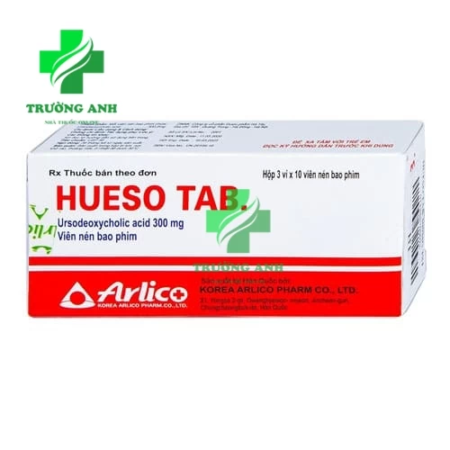 Hueso Tab - Thuốc điều trị sỏi mật và xơ gan của Hàn Quốc