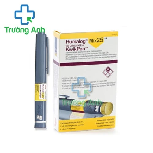 Humalog Mix25 Kwikpen -  Bút tiêm tiểu đường hiệu quả của Mỹ