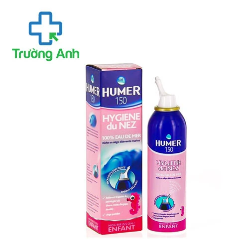 Humer 150 Nourrisson - Enfant - Nước biển sinh lý vệ sinh mũi