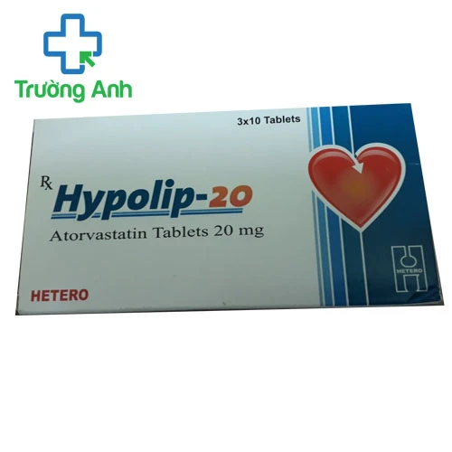 Hypolip-20 - Thuốc điều trị giảm cholesterol toàn phần