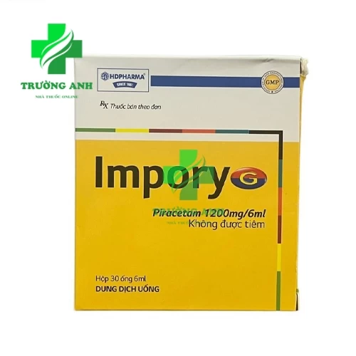 Impory G 1200mg/ 6ml - Thuốc điều trị tai biến, tổn thương não