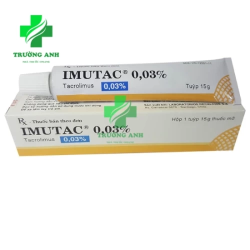 IMUTAC 0.03 - Thuốc điều trị viêm da cơ địa hiệu quả