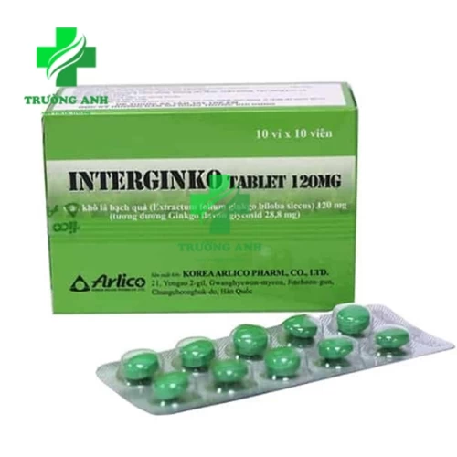 Interginko tablet 120mg - Hỗ trợ cải thiện thần kinh hiệu quả