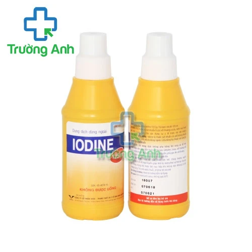 Iodine 125ml Bidiphar - Dung dịch sát khuẩn hiệu quả