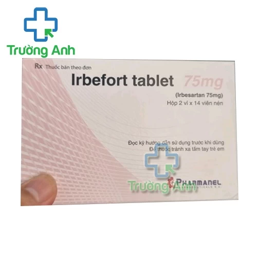 Irbefort tablet 75mg - Thuốc điều trị tăng huyết áp hiệu quả